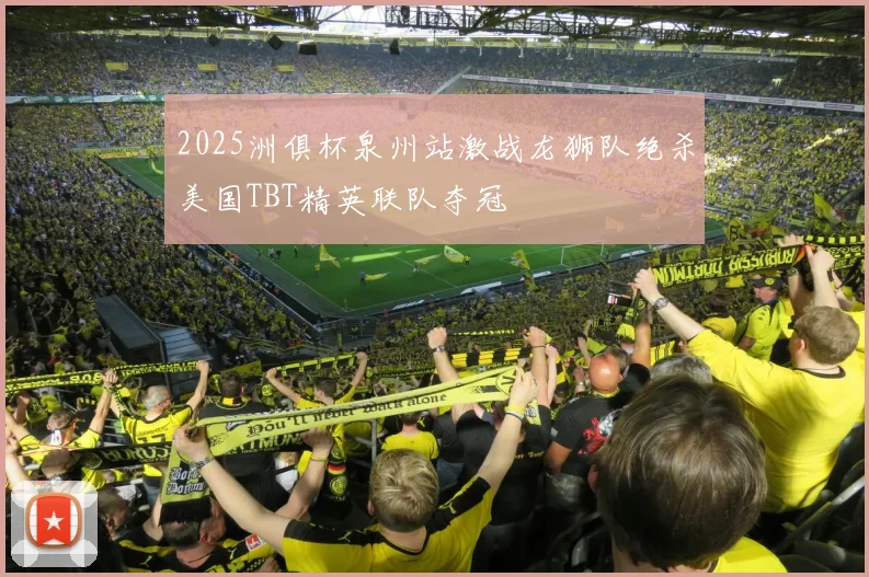 2025洲俱杯泉州站激战龙狮队绝杀美国TBT精英联队夺冠